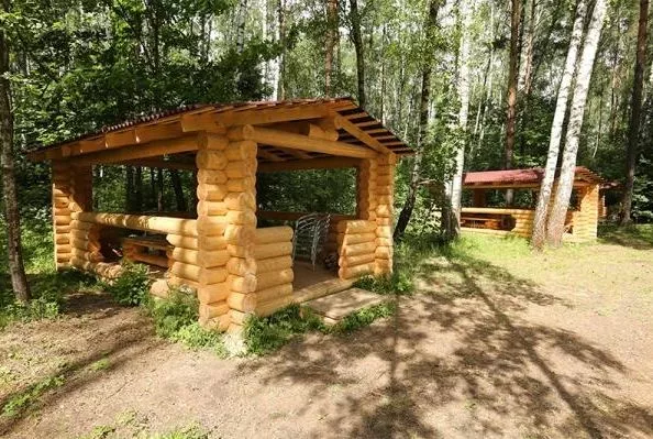 Деревянные беседки в парке Лосиный остров | Bash Today